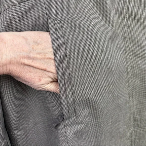 Eddie Bauer Weather Edge Rain Jacket Women's Hooded - Brown - Picture 5 of 11